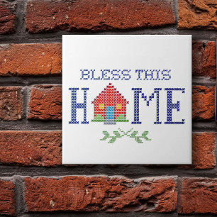 Bless This Home Ceramic Tile