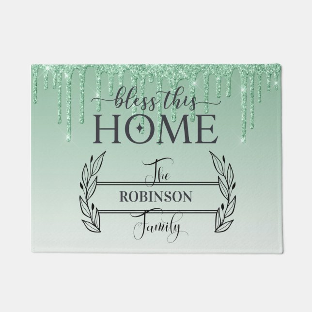 Bless This Home Doormat (Front)