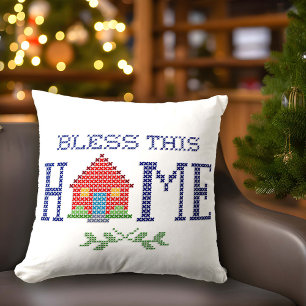 Bless This Home Pillow