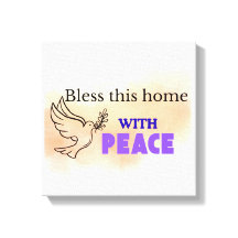 Bless This Home With Peace | Christian Dove Wall A