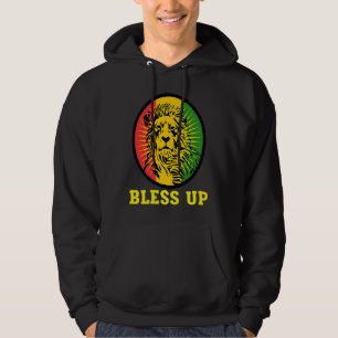 Bless Up Reggae Lion Reggae Music Jah Love Rasta I Hoodie