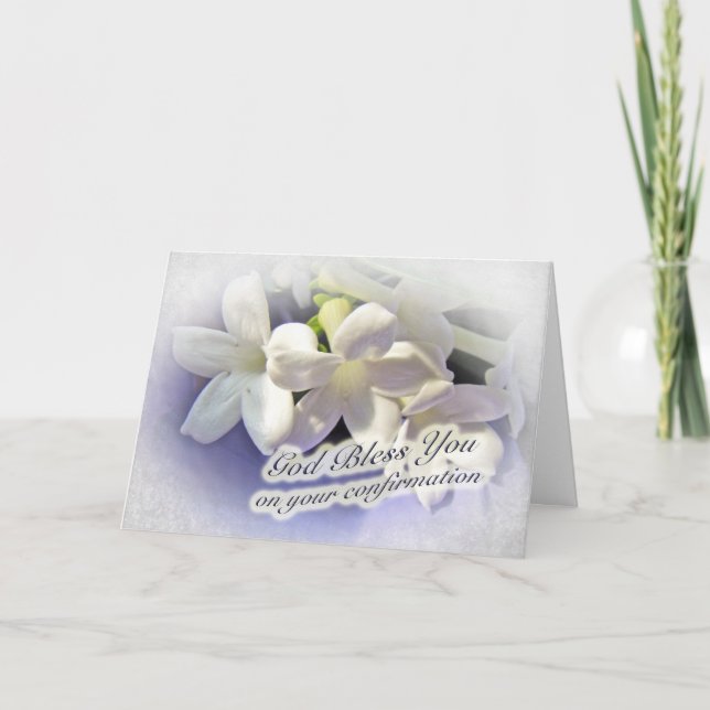 Bless You on Your Confirmation Greeting Card (Front)
