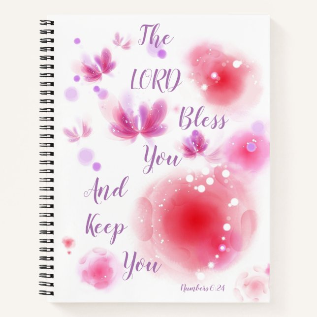 Bless You Spiral Notebook (Front)