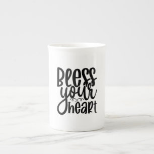 Bless Your Heart Bone China Mug