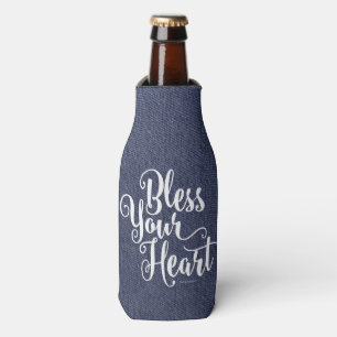 Bless Your Heart Bottle Cooler