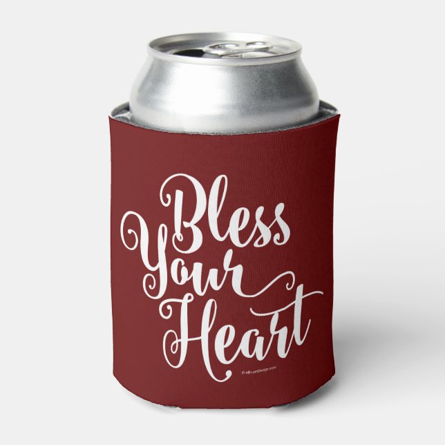Bless Your Heart Can Cooler (Can Front)