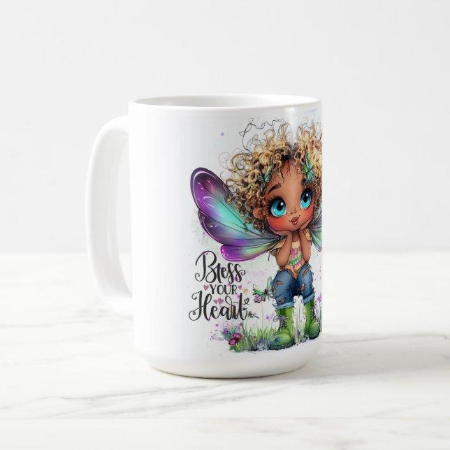 Bless Your Heart Fairy Mug (Front Left)