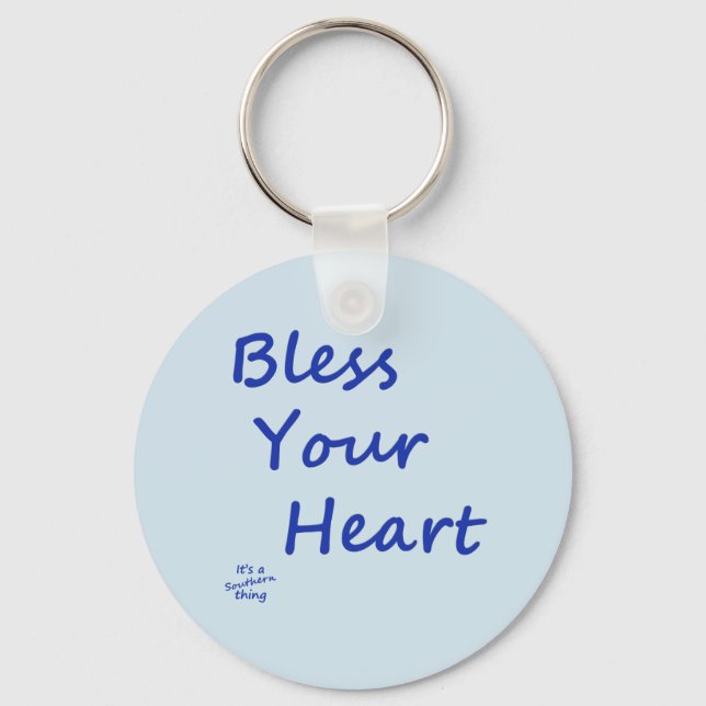 Bless Your Heart Keychain (Front)