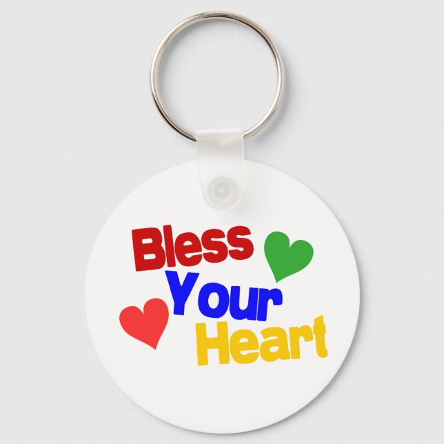 Bless Your Heart Keychain (Front)