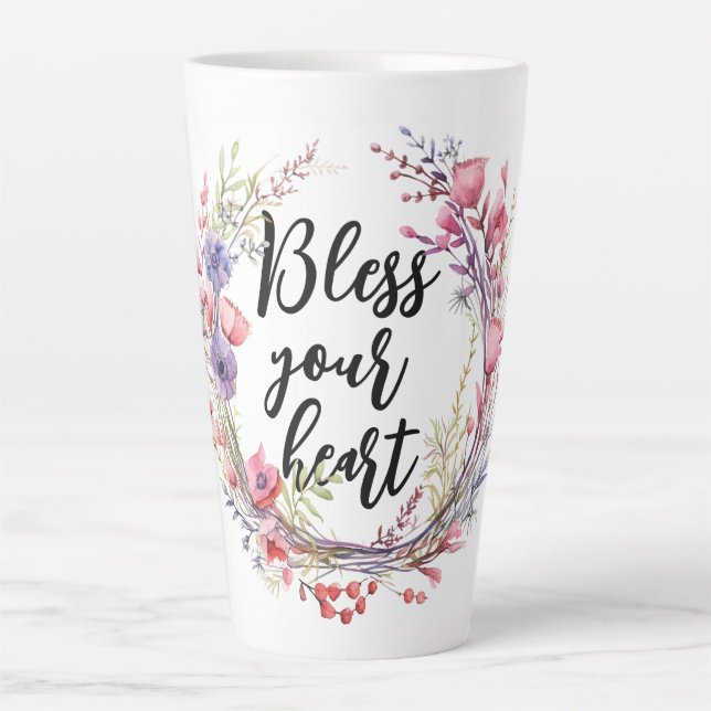 Bless Your Heart Latte Mug (Front)