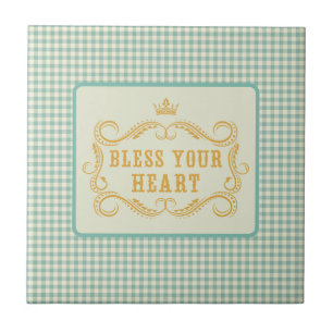 Bless Your Heart Southern Quote Tile
