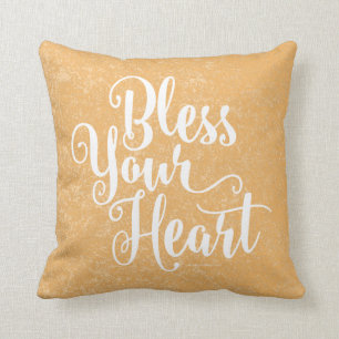 Bless Your Heart Throw Pillow