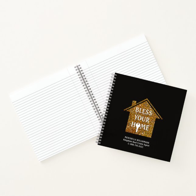 BLESS YOUR HOME Real Estate Notebook (Inside)