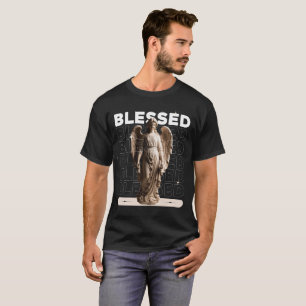 Blessé Classic Angel Statue Tshirt design