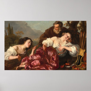 Blessé Dorinda - Louis Vallée Poster des Beaux-Art