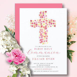 Blessé Première Communion Invitation