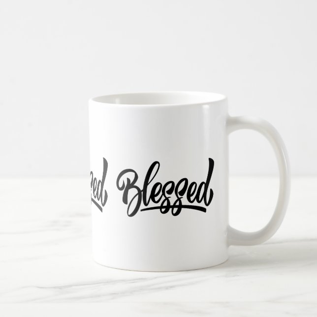 Blessé tasse de café blanc (Droite)