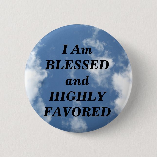 Blessed_ 2 Inch Round Button (Front)