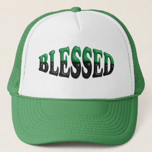 Blessed A Symbol Of Thankfulness Gratitude And Joy Trucker Hat