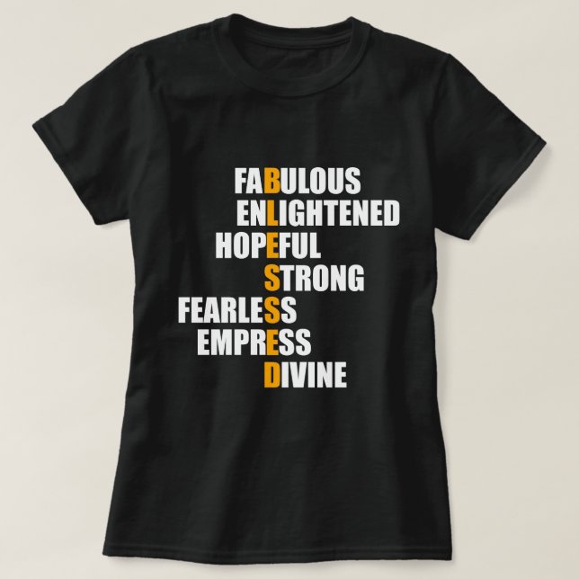 Blessed - Affirmation T-Shirt (Design Front)