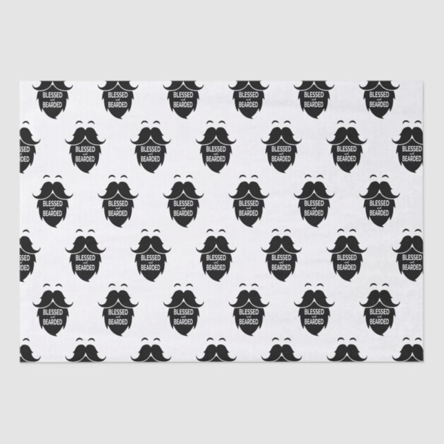 Blessed and Bearded Tissue Paper (Front)