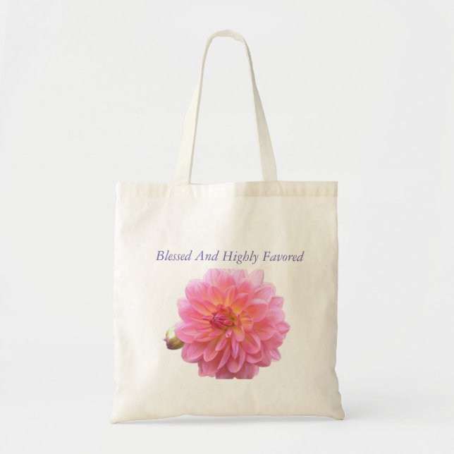 Blessed And Highly Favored Tote Bag (Front)
