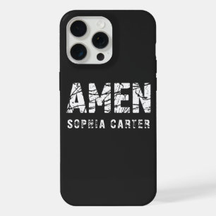 Blessed and Hilarious: Custom Amen Humour iPhone 15 Pro Max Case