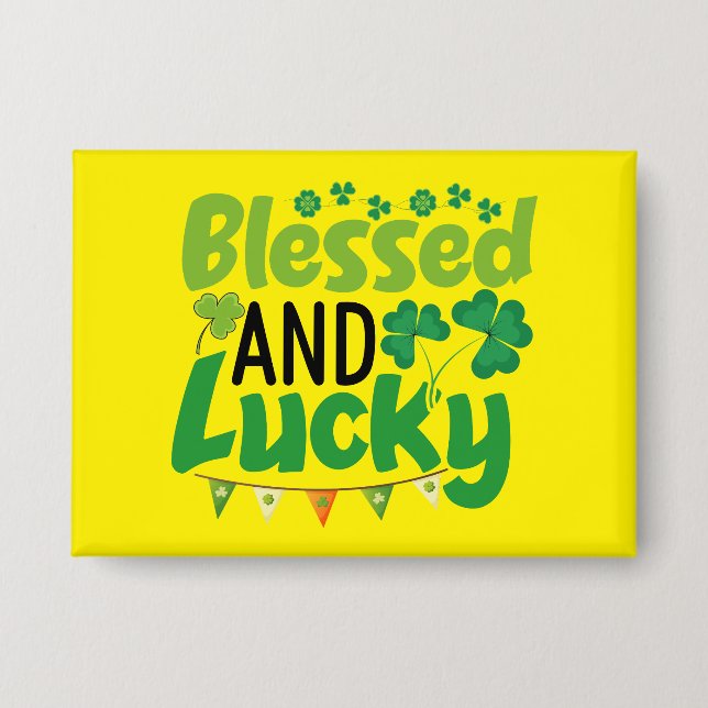 Blessed And Lucky St. Patrick’s Day Design-61103 (Front)
