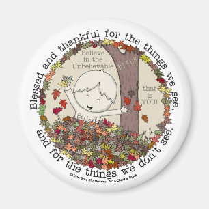 Blessed and Thankful Magnet