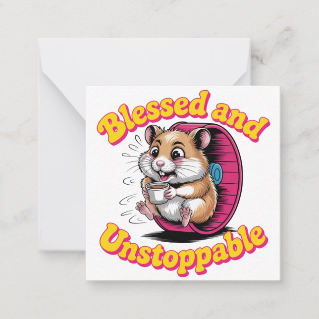 Blessed And Unstoppable Card (Front)