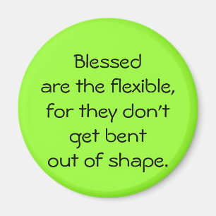 Blessed Are The Flexible Magnet
