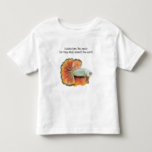 Blessed Are the Meek Fish Toddler T-shirt