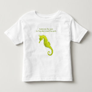 Blessed Are the Meek Seahorse Toddler T-shirt
