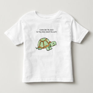 Blessed Are the Meek Turtle Toddler T-shirt