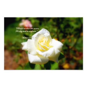 Blessed are those who mourn photo print