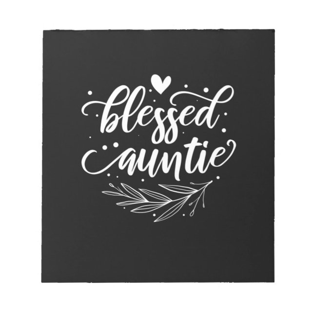 Blessed Auntie Notepad (Front)