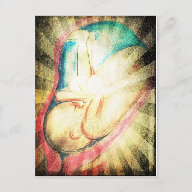 Blessed Baby Postcard (Front)