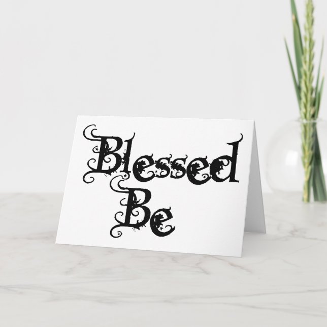 Blessed Be Card (Front)