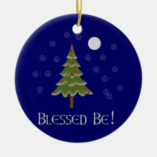 Blessed Be Ceramic Ornament