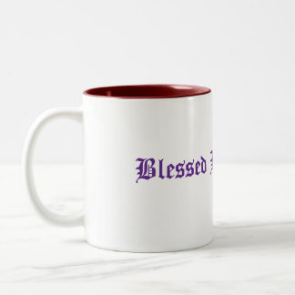 Blessed be Fruit pregnancy pregnant baby shower Two-Tone Coffee Mug