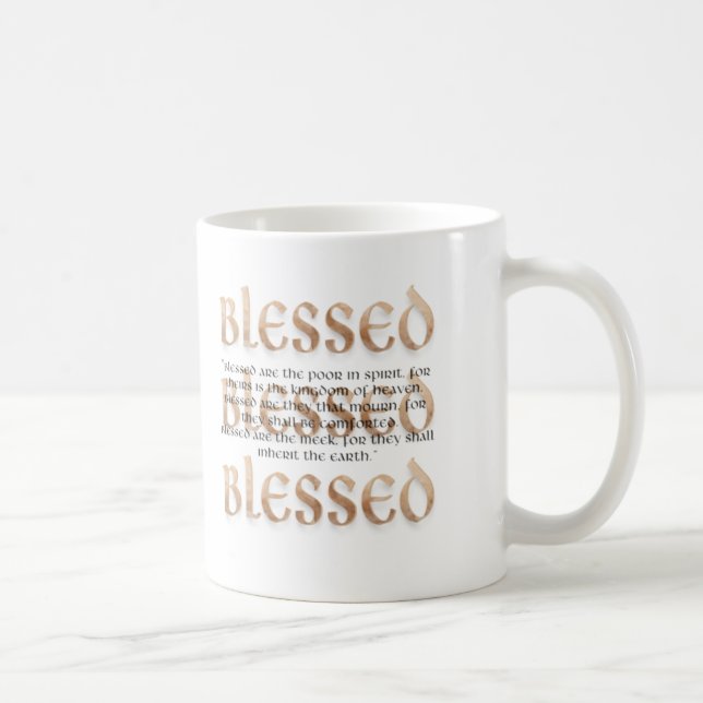 Blessed Beatitudes Coffee Mug (Right)