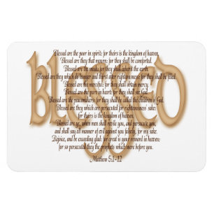Blessed - Beatitudes Magnet