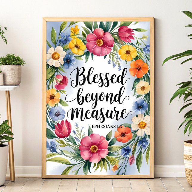 Blessed Beyond Measure – Christian Wall Art (Creator Uploaded)