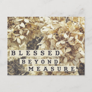 Blessed Beyond Measure Postcard
