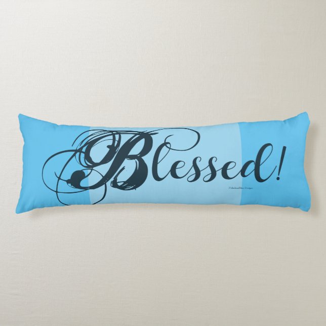 Blessed! Body Pillow  (Blue) (Front)