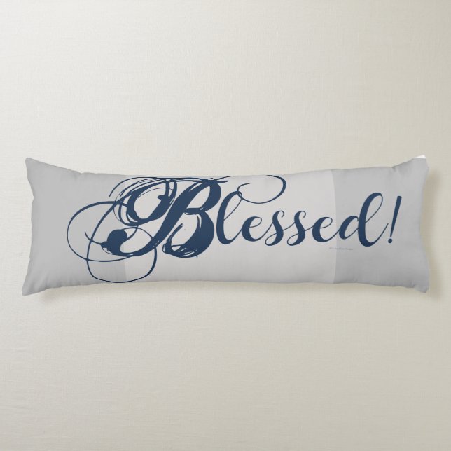 Blessed! Body Pillow (Grey) (Front)
