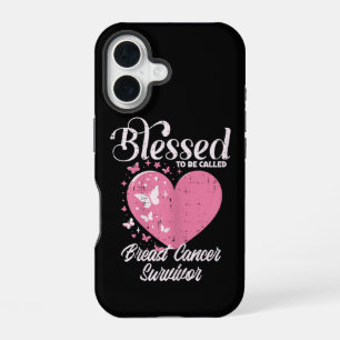Blessed Breast Cancer Survivor Awareness Christian iPhone 16 Case