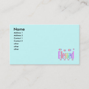 Blessed Business Card