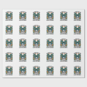 Blessed Butterfly Christian T-Shirt Design (2) Wrapping Paper