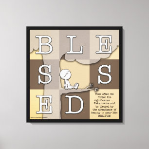 Blessed By  Abundance of Beauty Canvas Print